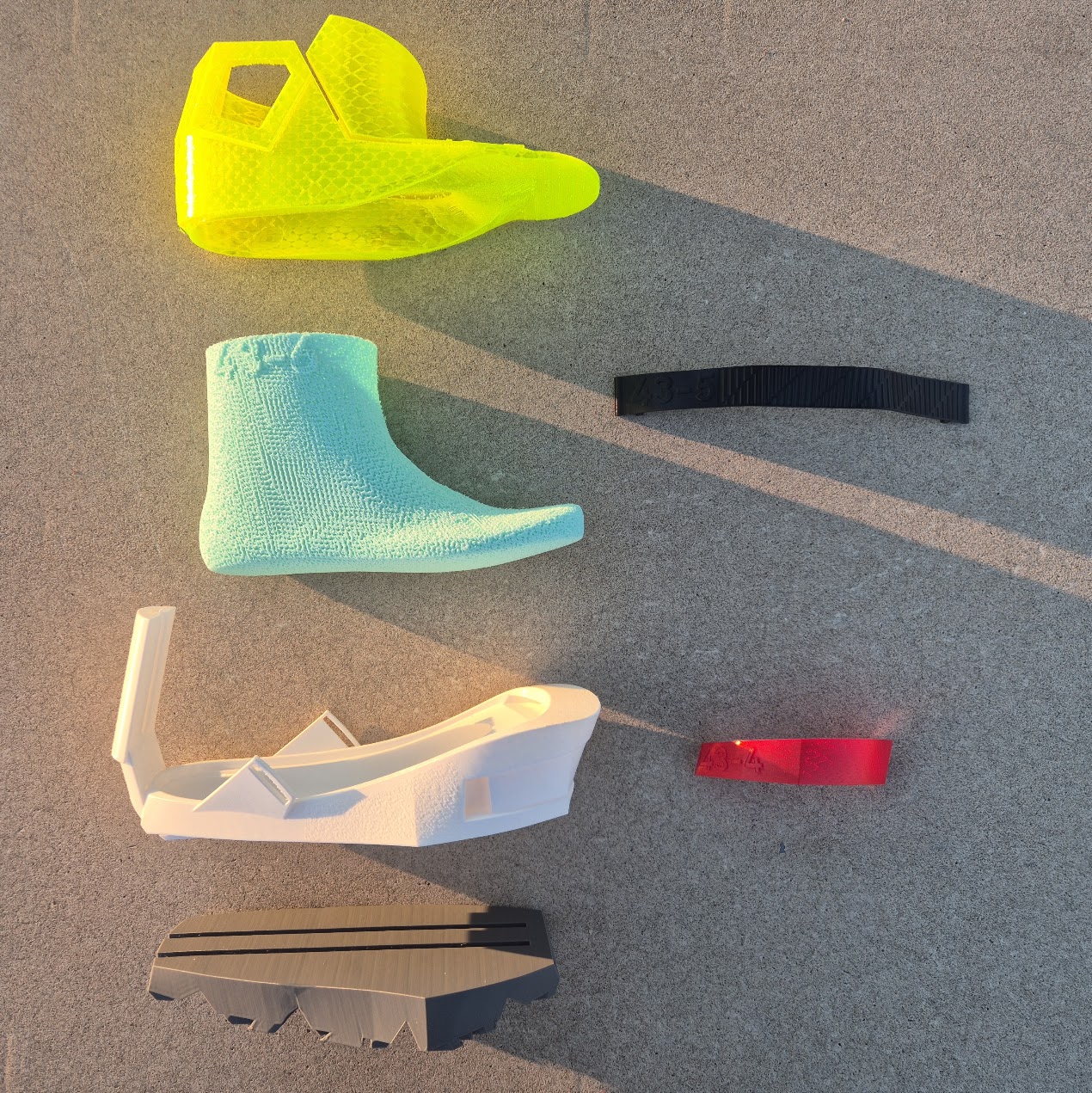 Overview of the modular Syntax shoe parts